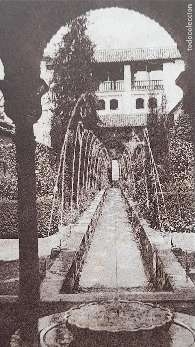 Postales: Granada. Generalife. Patio de las Acequias. - Foto 2