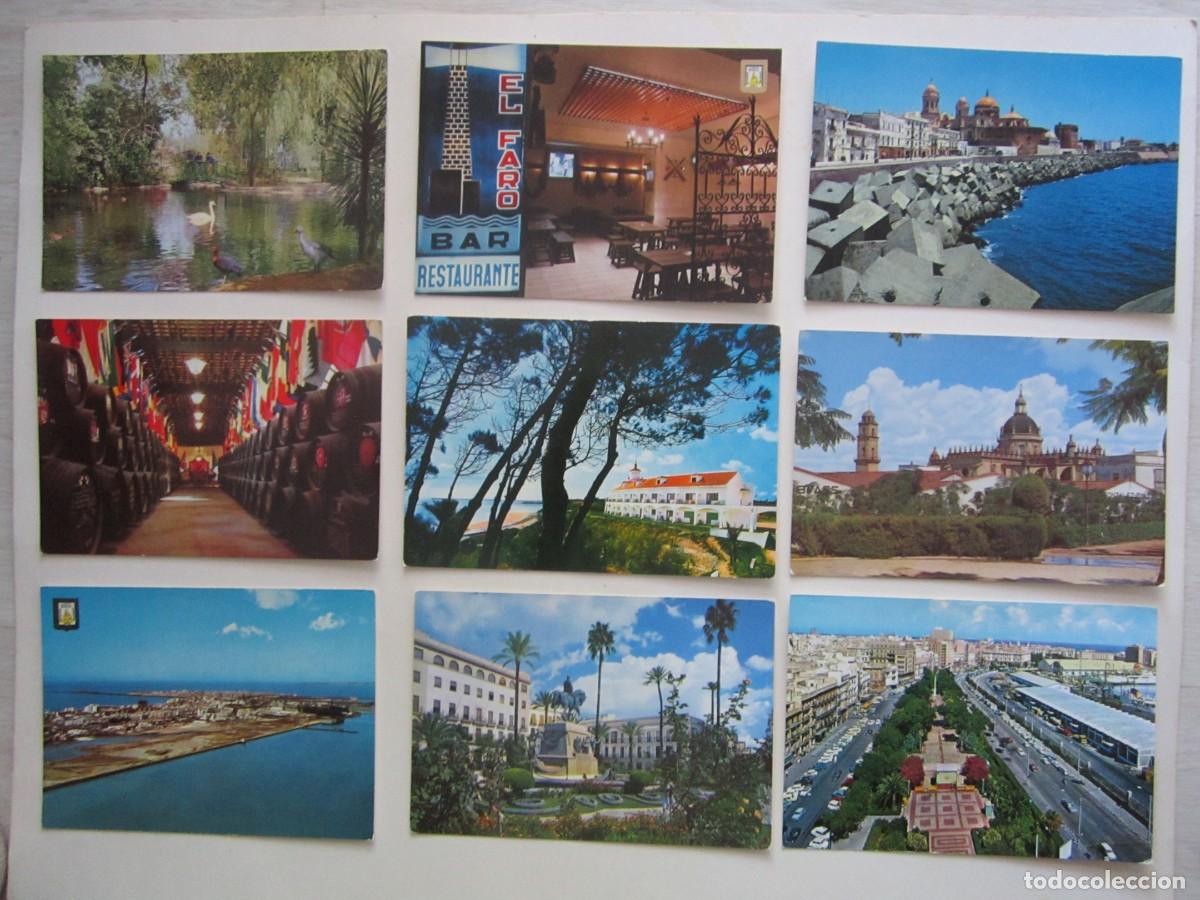 Postcards: (LOTE 5 ) 9 POSTALES EN COLOR CADIZ 1 CIRCULADA
