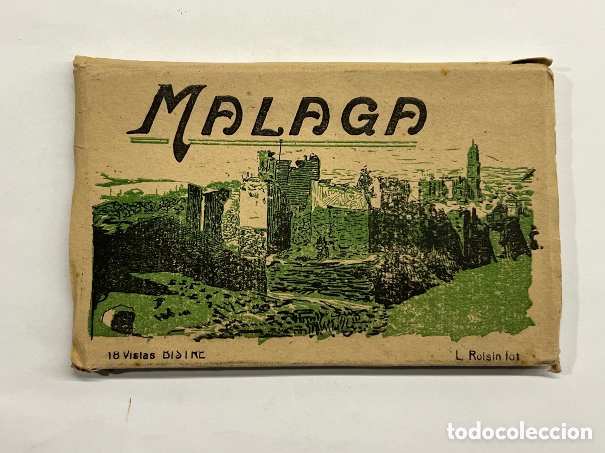 Postales: MALAGA, Bloc Postal (18) Vistas&hellip; Edic., L. Roisin, fotografo&hellip; (h.1930?)