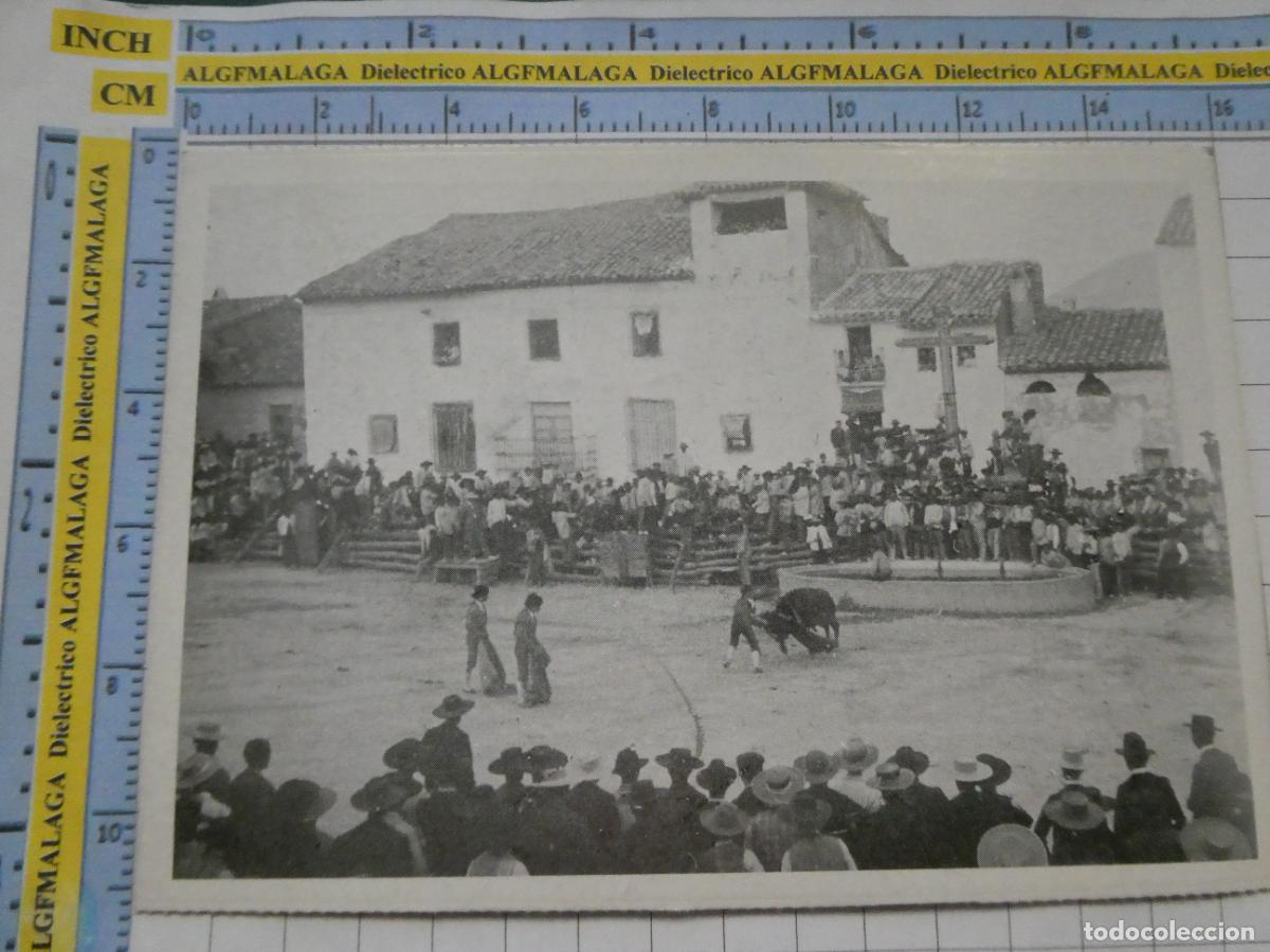 Postais: POSTAL ANTIGUA FACS&Iacute;MIL DE JAEN. 1900 J&Oacute;DAR FESTEJO TAURINA PLAZA AYUNTAMIENTO CAPEA. DIARIO JAEN 26