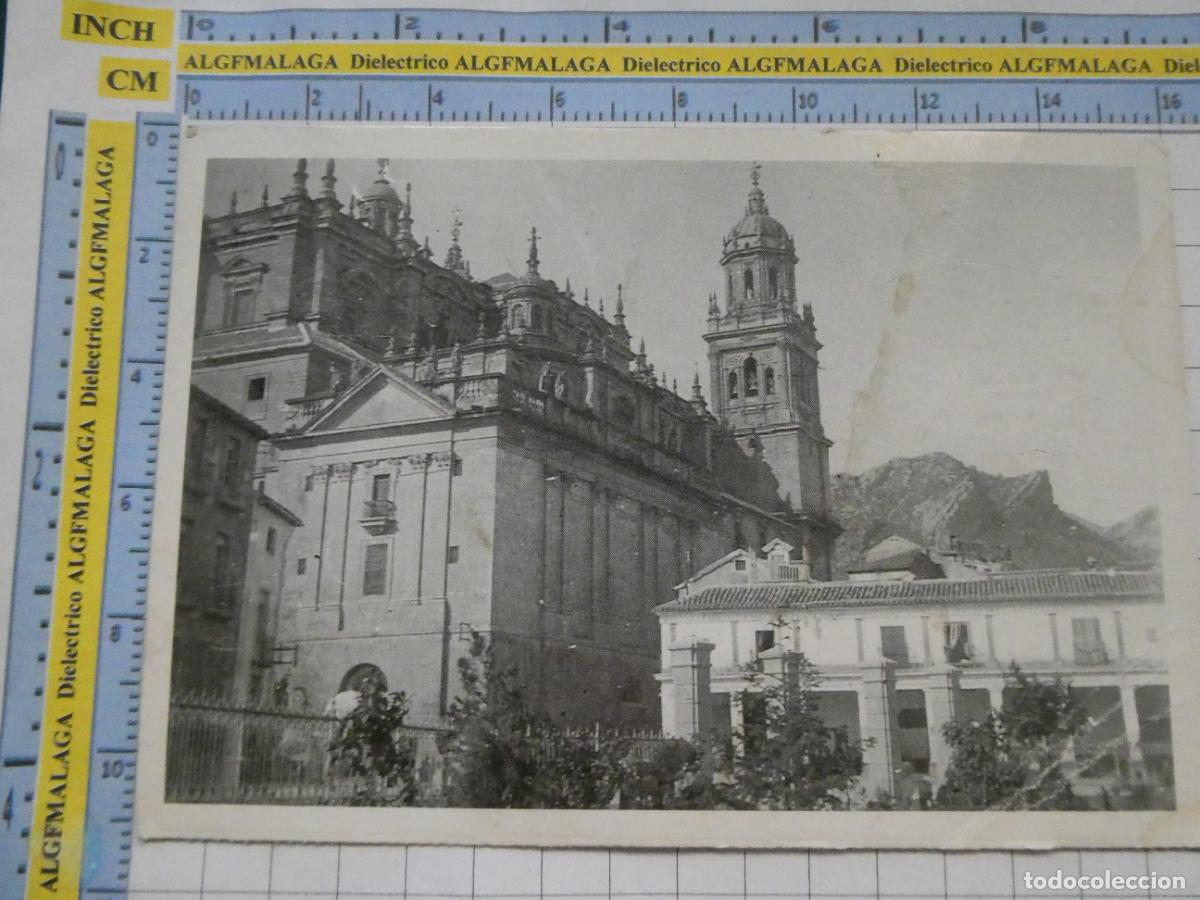 Postales: POSTAL ANTIGUA FACS&Iacute;MIL DE JAEN. 1897 CATEDRAL SAGRARIO CARNICER&Iacute;AS DESDE JARD&Iacute;N DIP. DIARIO JAEN 19