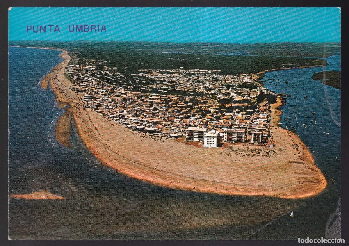 Postales: Punta Umbr&iacute;a. *Playa* Ed. Arribas n&ordm; 84. Circulada 1974.