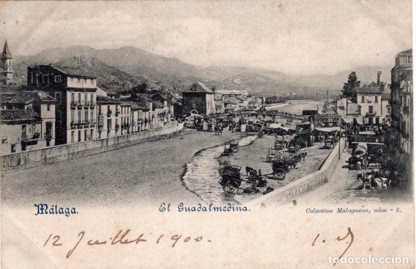 Postales: MALAGA. EL GUADALMEDINA. COL. MALAGUE&Ntilde;A N&ordm;3. 1900