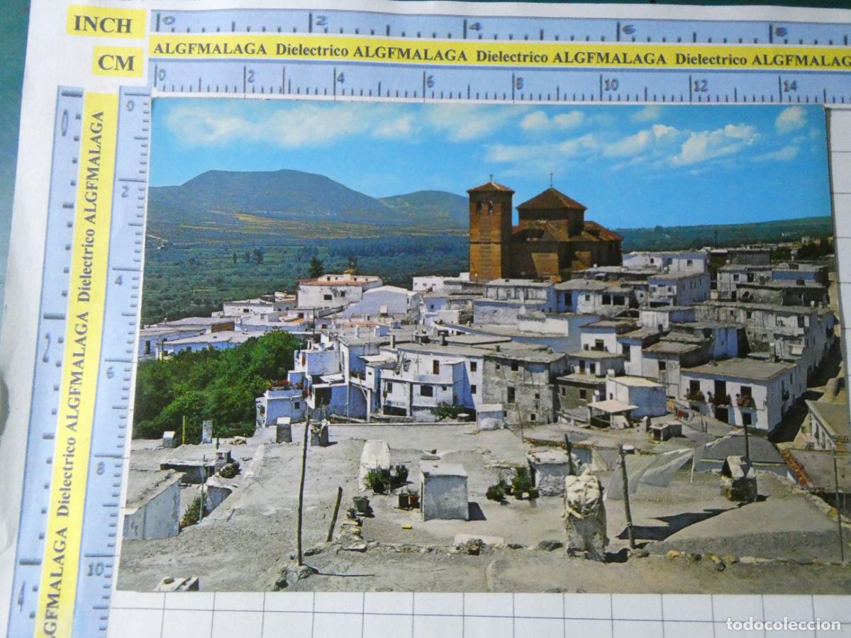 Postcards: POSTAL DE ALMER&Iacute;A. A&Ntilde;O 1977. LAUJAR DE ANDARAX VISTA PARCIAL IGLESIA 2 ARRIBAS. 1768