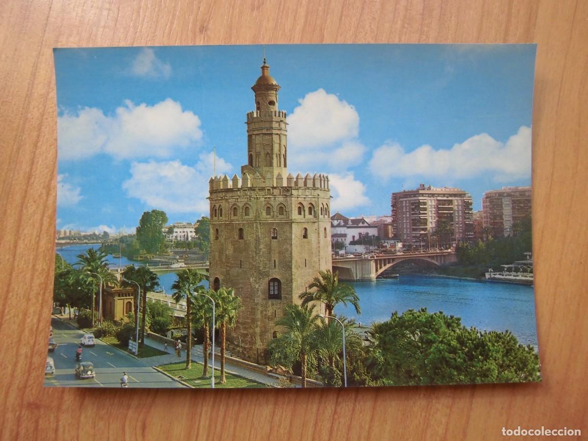 Postkarten: ANTIGUA POSTAL SEVILLA 649 TORRE DEL ORO Y R&Iacute;O GUADALQUIVIR BEASCOA