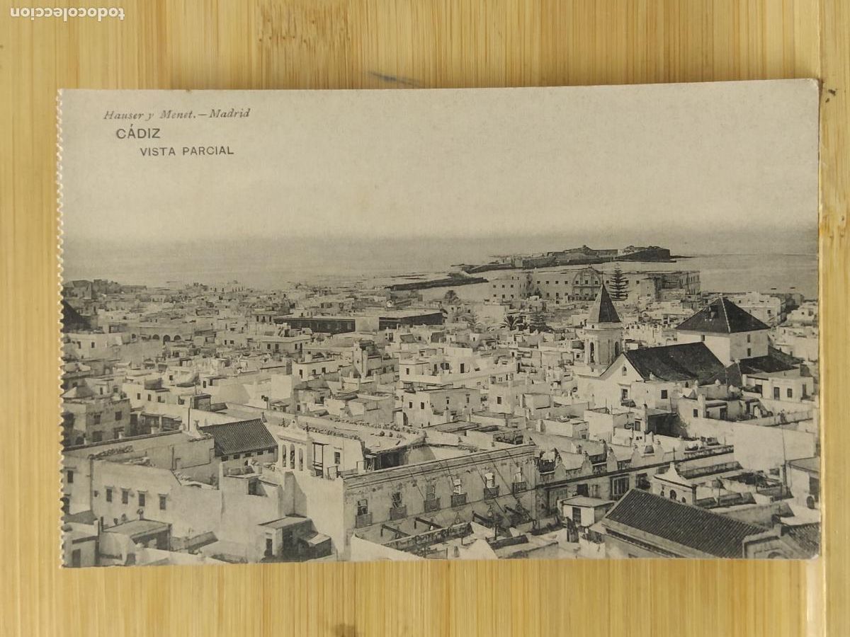 Postais: CADIZ - VISTA PARCIAL - HAUSER Y MENET - POSTAL ANTIGUA -(110.274)