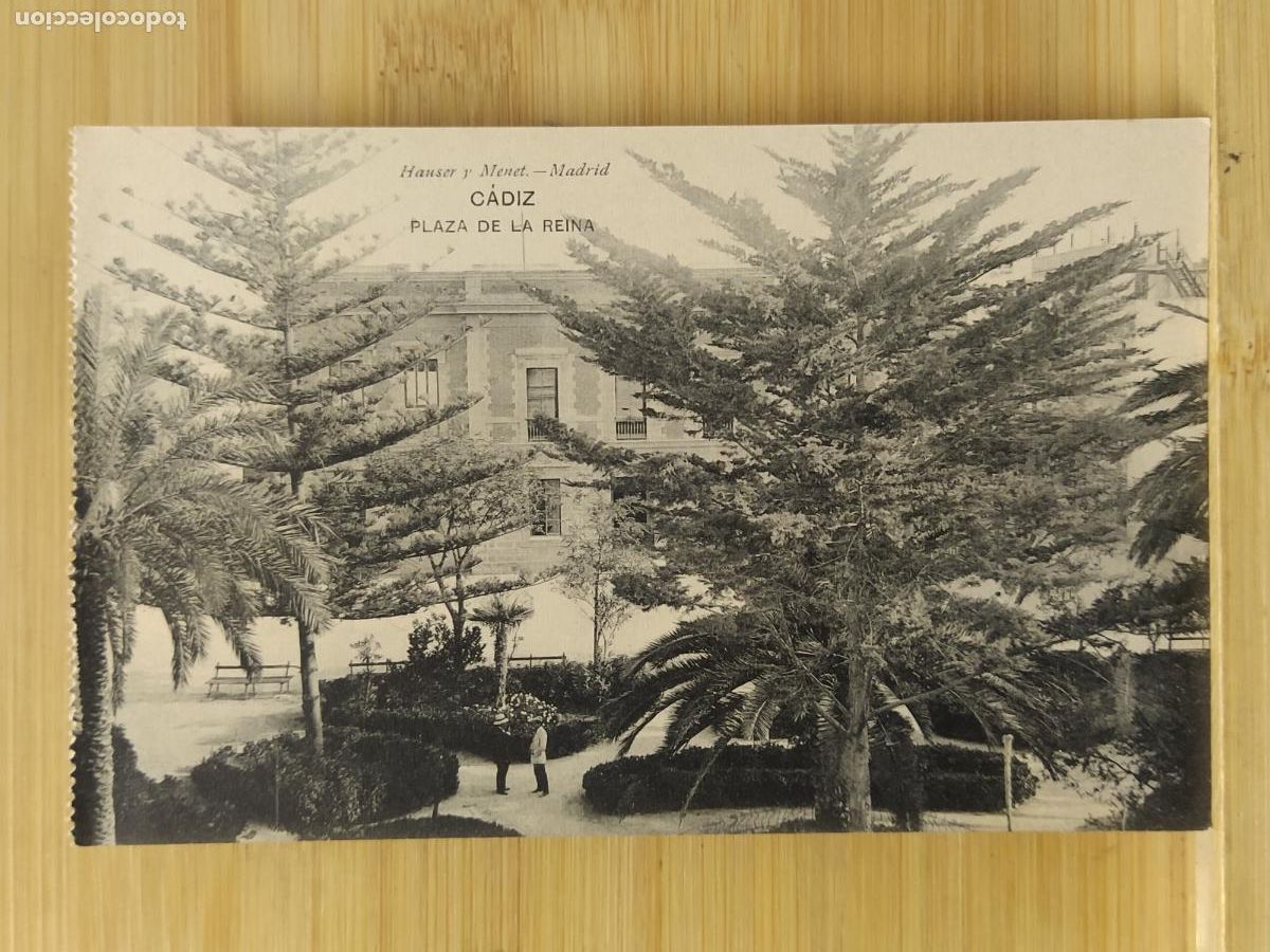 Postais: CADIZ - PLAZA DE LA REINA - HAUSER Y MENET - POSTAL ANTIGUA -(110.279)