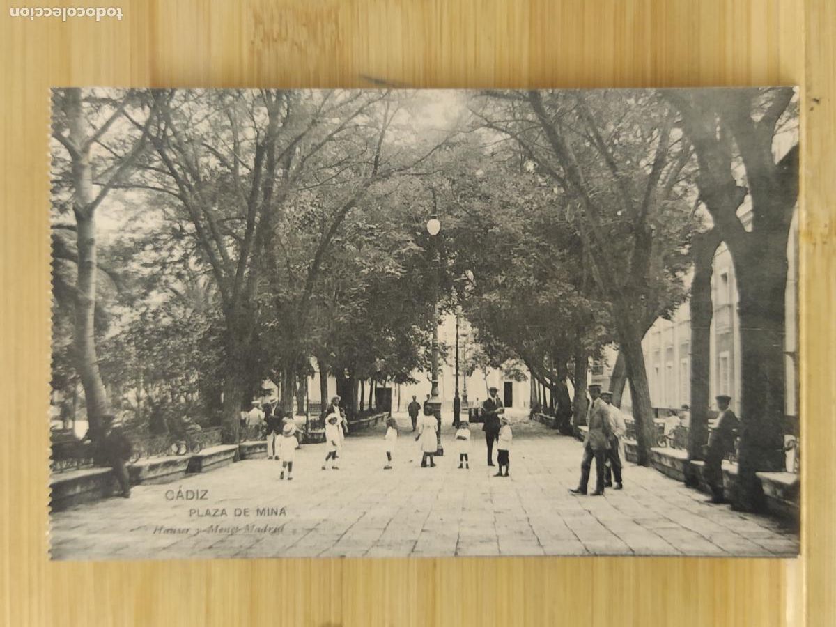 Postais: CADIZ - PLAZA DE LA MINA - HAUSER Y MENET - POSTAL ANTIGUA -(110.280)