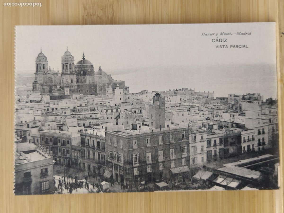 Postais: CADIZ - VISTA PARCIAL - HAUSER Y MENET - POSTAL ANTIGUA -(110.290)