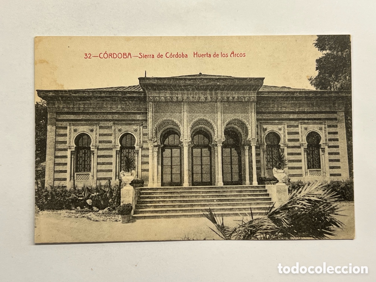 Postkarten: CORDOBA Postal No.32, Sierra de C&oacute;rdoba.. Huerta de los Arcos.. Fototipia R. Garz&oacute;n (h.1910?) S/C