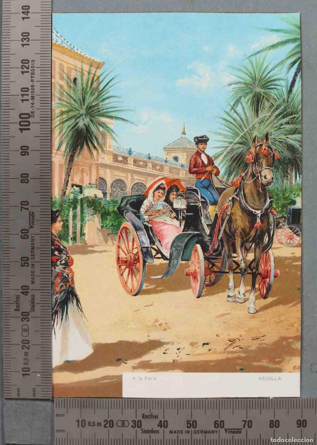 Postales: POSTAL. SEVILLA. A LA FERIA - Foto 1