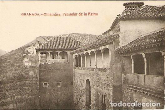 Postkarten: Granada.- Alhambra. Peinador de la Reina