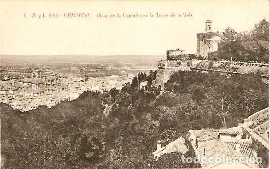 Postkarten: Granada.- Vista de la Ciudad