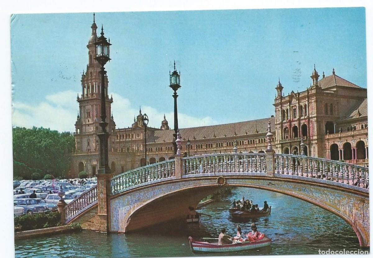 Postales: PLAZA DE ESPA&Ntilde;A.- SEVILLA - Foto 1