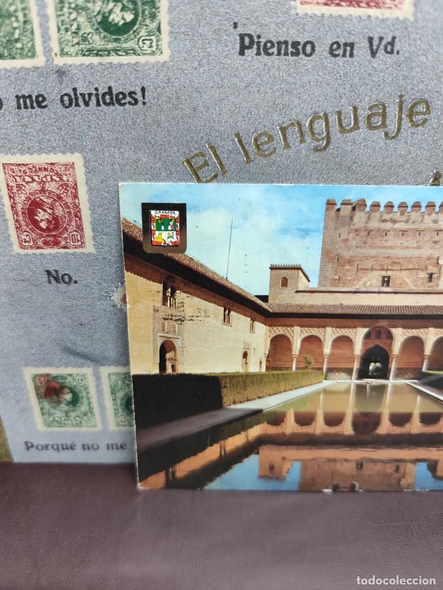 Postales: P4007 Postal Granada 3 Alhambra Patio de los Arrayanes. Dom&iacute;nguez - Foto 2