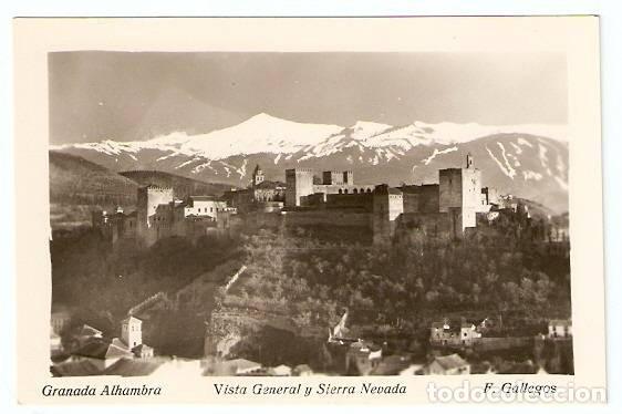 Postais: Granada.- Vista General y Sierra Nevada