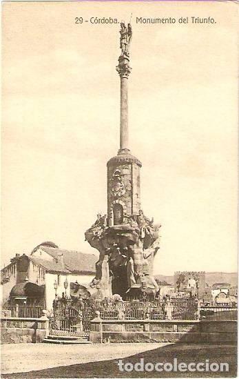Postcards: C&oacute;rdoba.- Monumento del Triunfo
