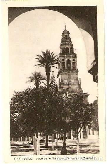 Postcards: C&oacute;rdoba.- Patio de los naranjos y Torre de la Mezquita