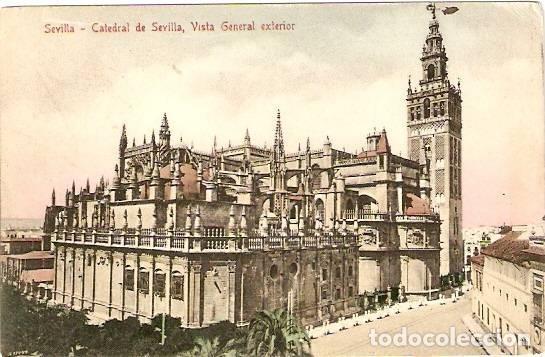 Postcards: Sevilla.- Catedral de Sevilla. Vista General exterior