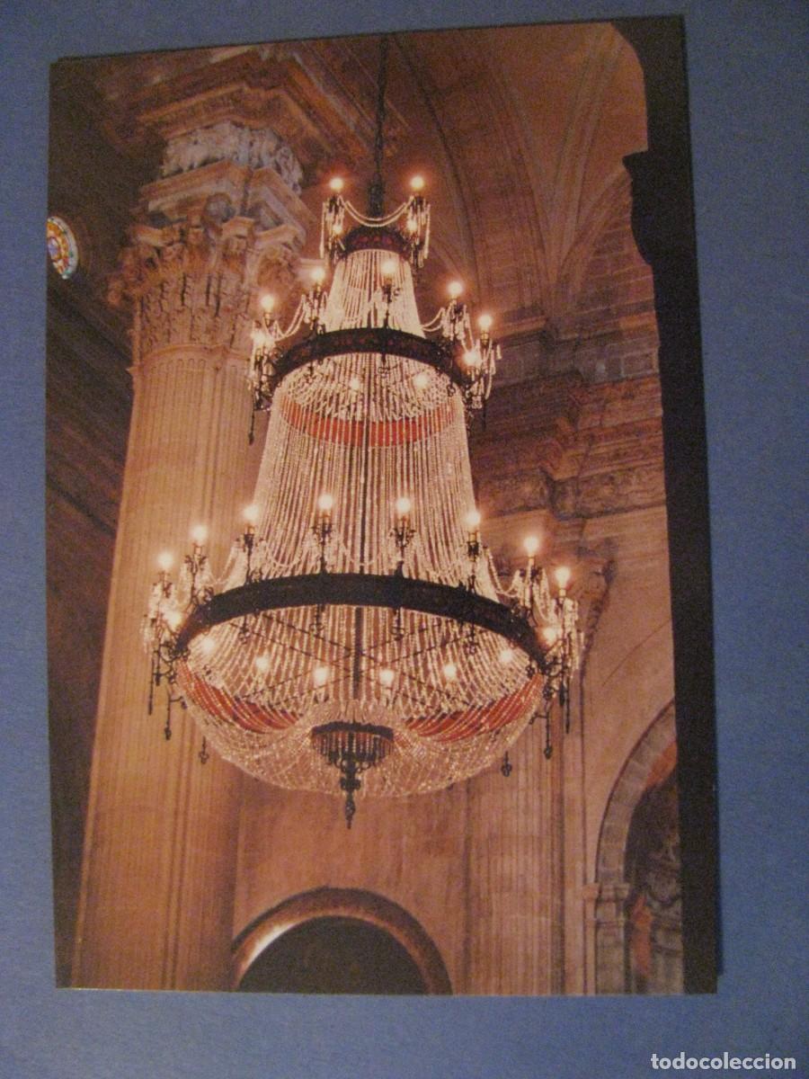 Cartoline: POSTAL DE RONDA. SANTA MAR&Iacute;A LA MAYOR. LAMPARA CONMEMORATIVA DEL CENTENARIO. FOTOGRAF&Iacute;A PAJARES.