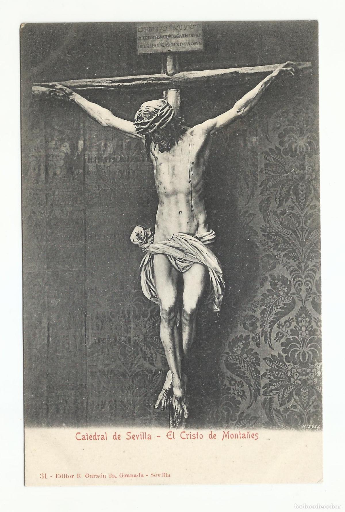 Postcards: catedral de sevilla cristo de monta&ntilde;ez nueva a estrenar