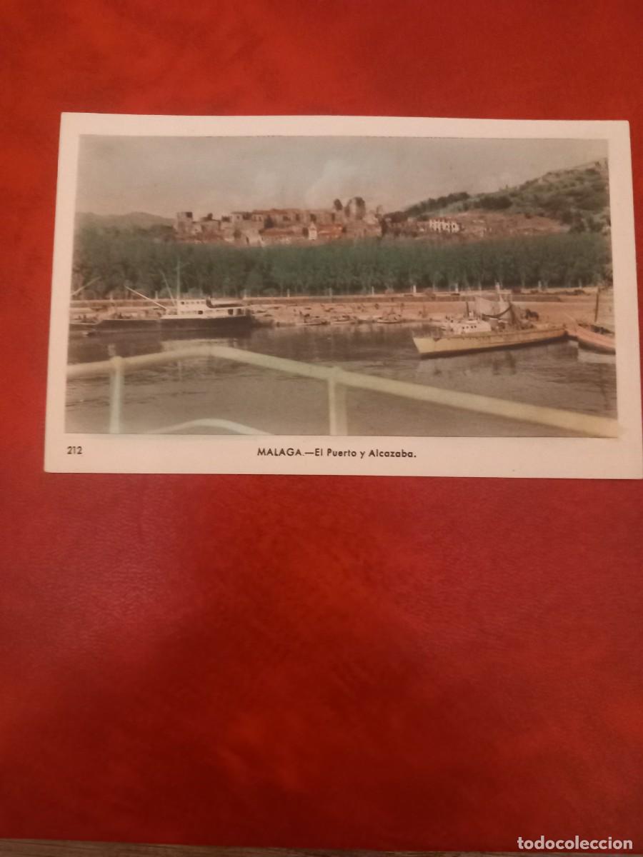 Postales: M&Aacute;LAGA, EL PUERTO Y LA ALCAZABA. - Foto 1