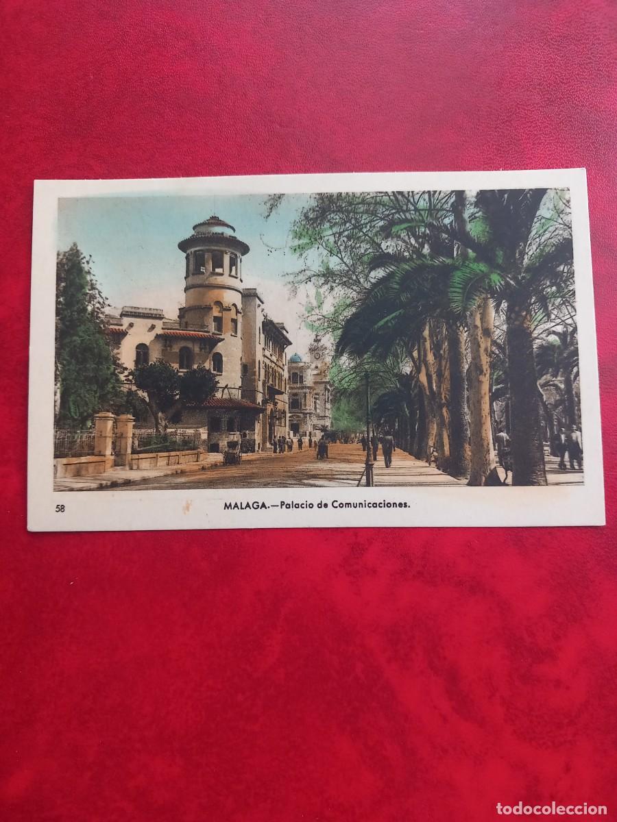 Postales: M&Aacute;LAGA, PALACIO DE COMUNICACIONES.. - Foto 1