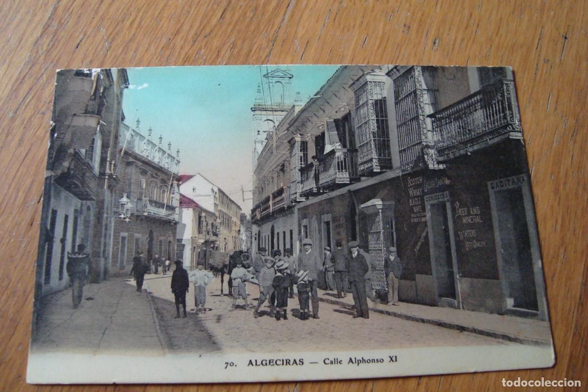 Postais: ANTIGUA POSTAL CALLE ALFONSO XI ALGECIRAS N&ordm; 70.