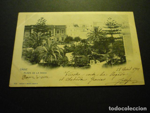 Postkarten: CADIZ PLAZA DE LA REINA HAUSER Y MENET