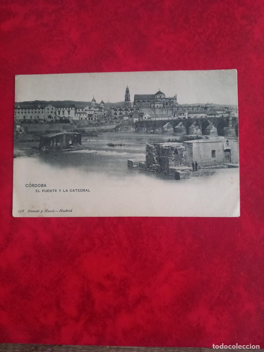 Cartoline: C&Oacute;RDOBA, EL PUENTE Y LA CATEDRAL, Circa 1905.