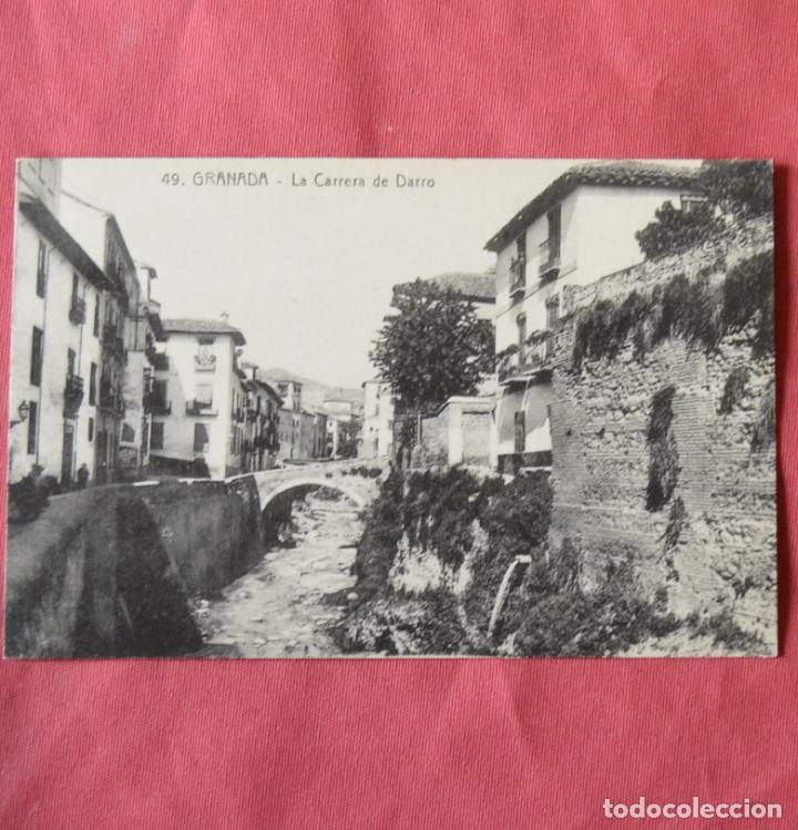 Postales: GRANADA - LA CARRERA DE DARRO - Foto 1
