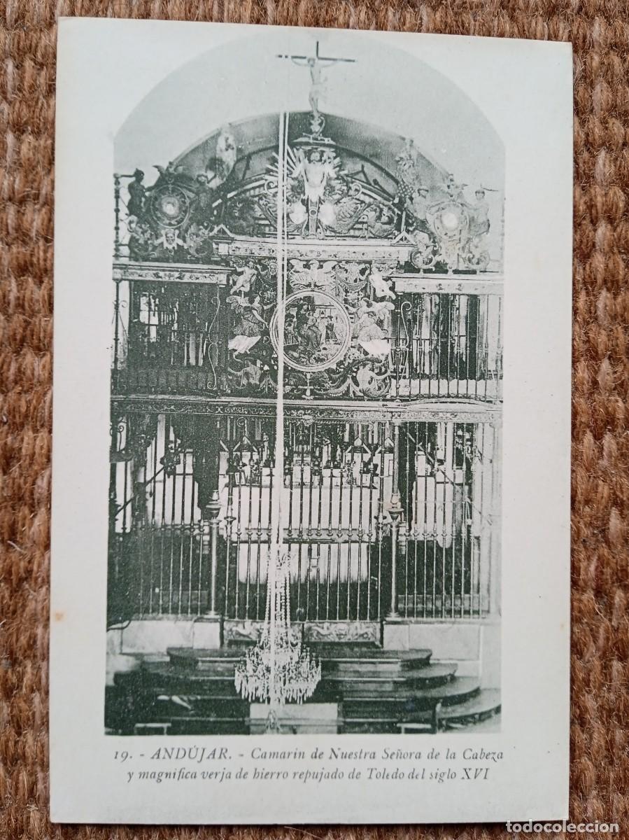 Postales: ANDUJAR - JAEN - CAMARIN DE NUESTRA SE&Ntilde;ORA DE LA CABEZA - ED. LUIS DELGADO