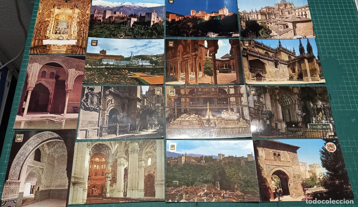 Postales: 15 POSTALES ORIGINALES DE GRANADA COMO NUEVAS - Foto 1