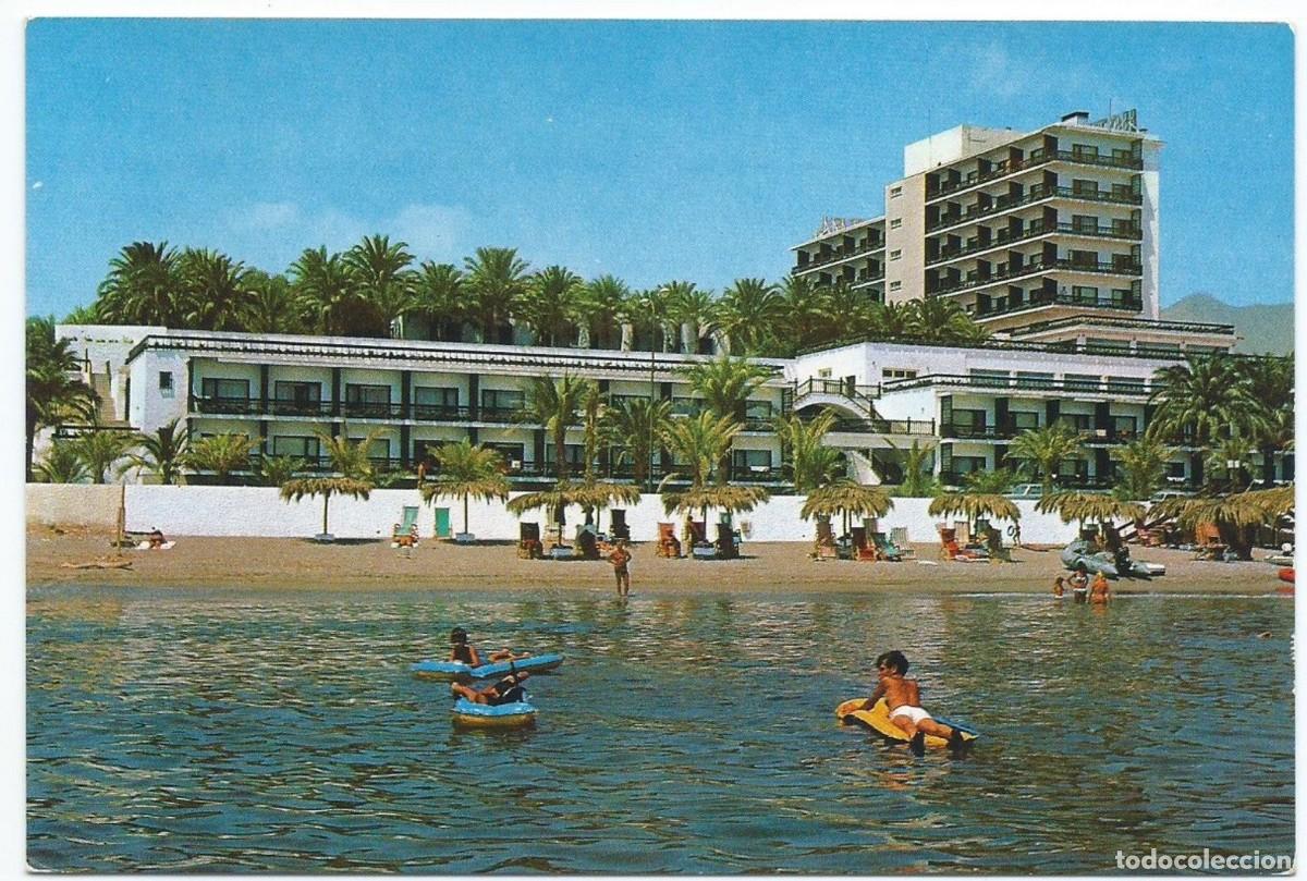 Cartes Postales: PLAYA DEL HOTEL AGUADULCE / HOTEL AGUADULCE BEACH.- AGUADULCE.- ALMERIA / ESPA&Ntilde;A