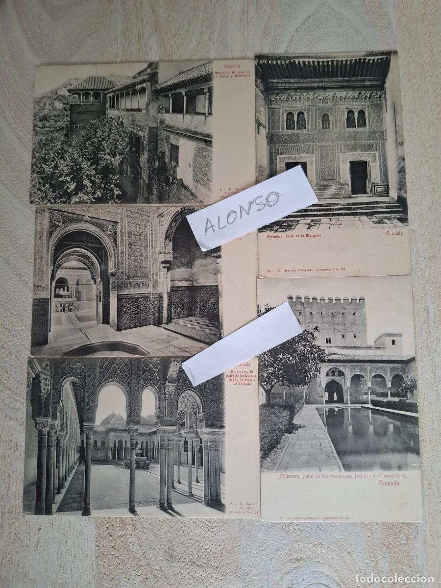 Postales: 5 postales Alhambra - sin circular - Foto 1