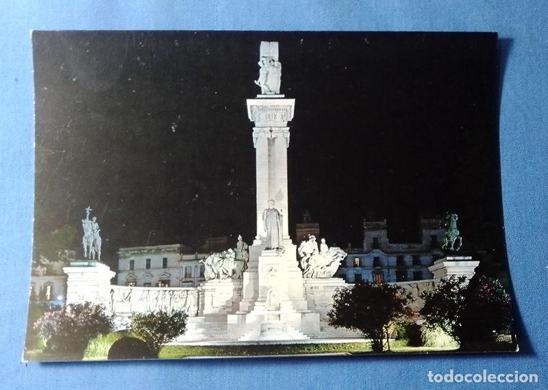 Cartes Postales: postal Cadiz Plaza Espa&ntilde;a Monumentos a las Cortes n&ordm; 68 S/C