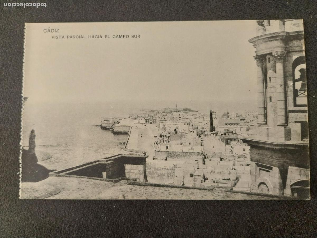 Postais: VISTA HACIA CAMPO SUR CADIZ ED FOTOTIPIA HAUSER MENET