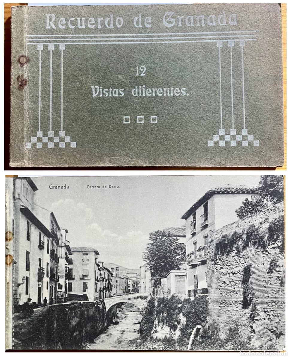 Postais: GRANADA- RECUERDO- BLOC COMPLETO 12 POSTALES- FELIPE FERNANDEZ- Ca. 1910