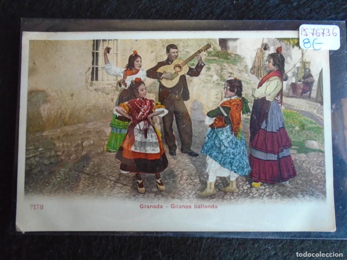 Postales: (PS-76736)POSTAL DE GRANADA-GITANOS BAILANDO - Foto 1