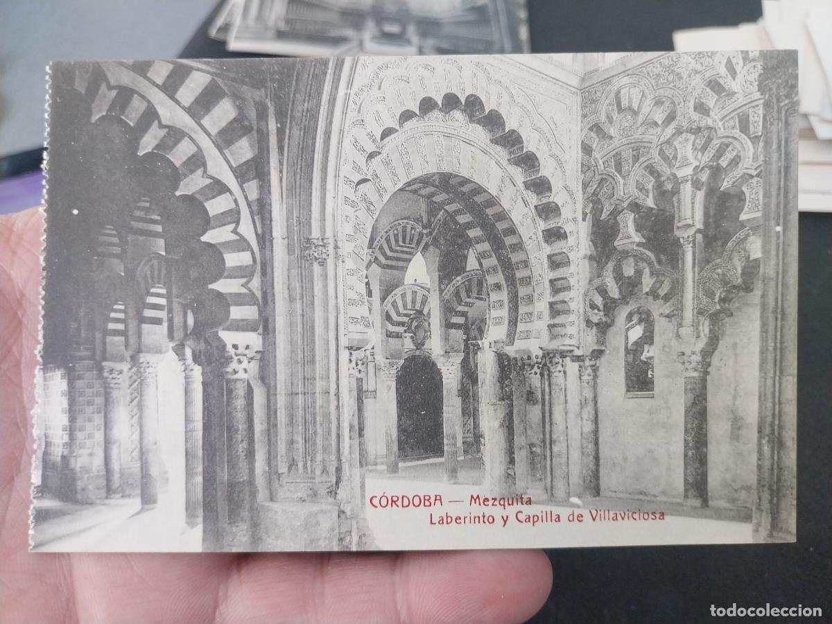 Postales: LABERINTO Y CAPILLA DE VILLAVICIOSA MEZQUITA CORDOBA ED FRAGERO SC ANTIGUA