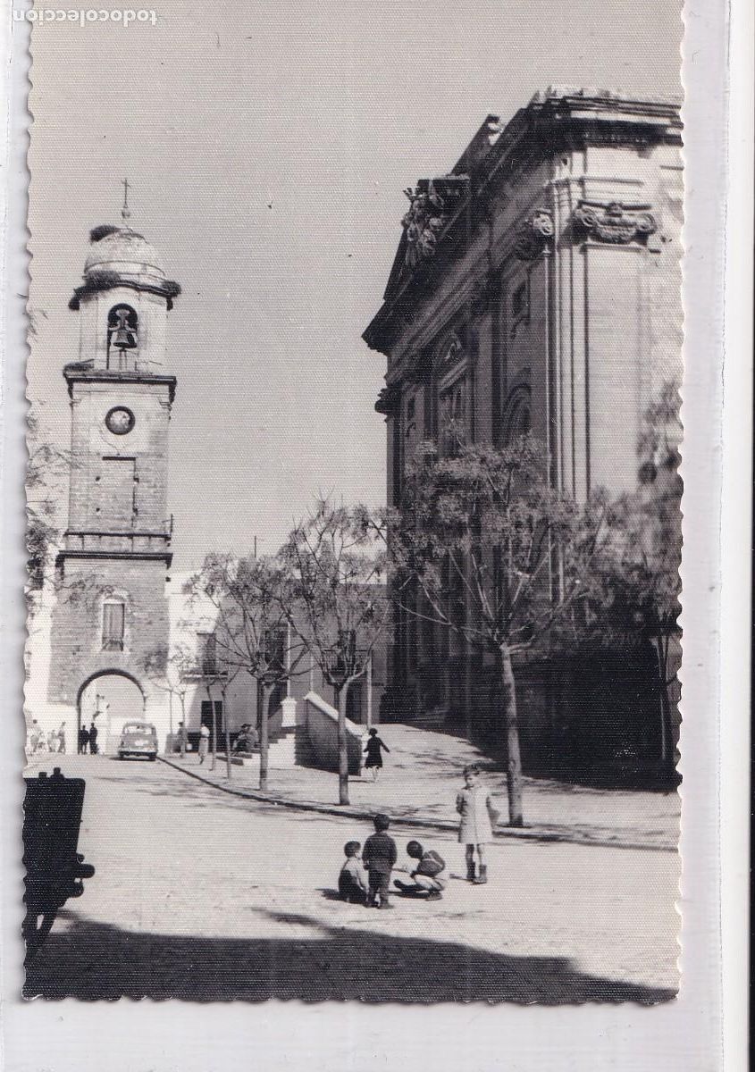 Cartoline: Fotograf&iacute;a Chiclana de la Frontera. Torre del Reloj. Reverso en blanco. No figura fot&oacute;grafo