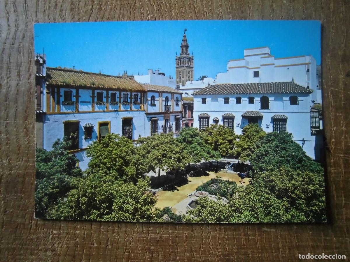 Postkarten: POSTAL SEVILLA BARRIO DE SANTA CRUZ PLAZA DE DO&Ntilde;A ELVIRA GARC&Iacute;A GARRABELLA