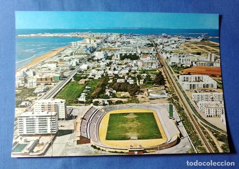 Postkarten: postal Andalucia Cadiz Estadio Ramon de Carranza escrita