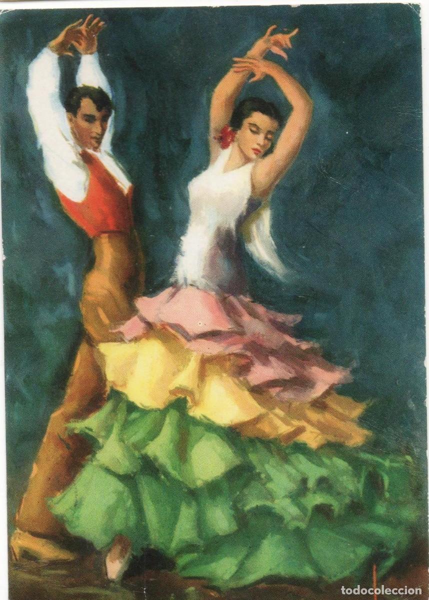 Postales: ANDALUC&Iacute;A BAILA--CIRCULADA- - Foto 1