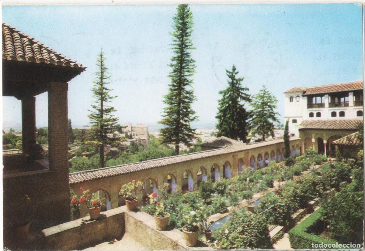 Postales: -GRANADA-LA ALHAMBRA--CIRCULADA- - Foto 1