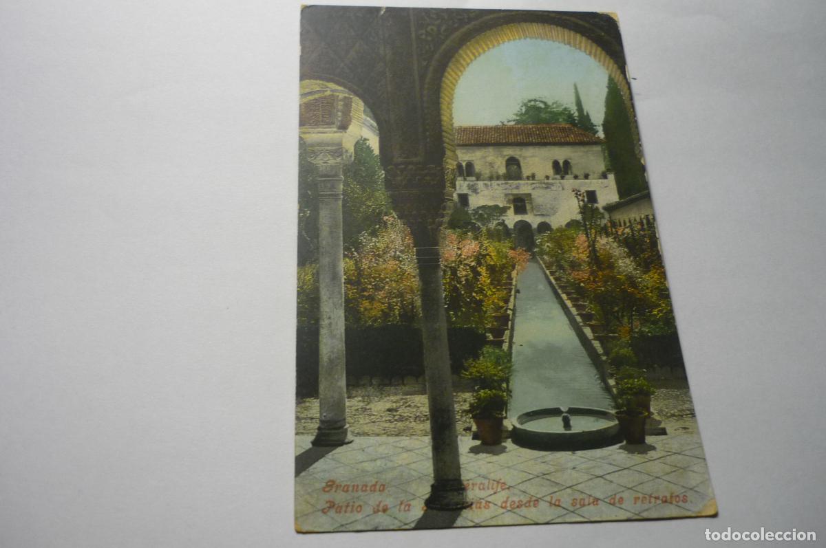 Postales: postal granada generalife-patio cm - Foto 1