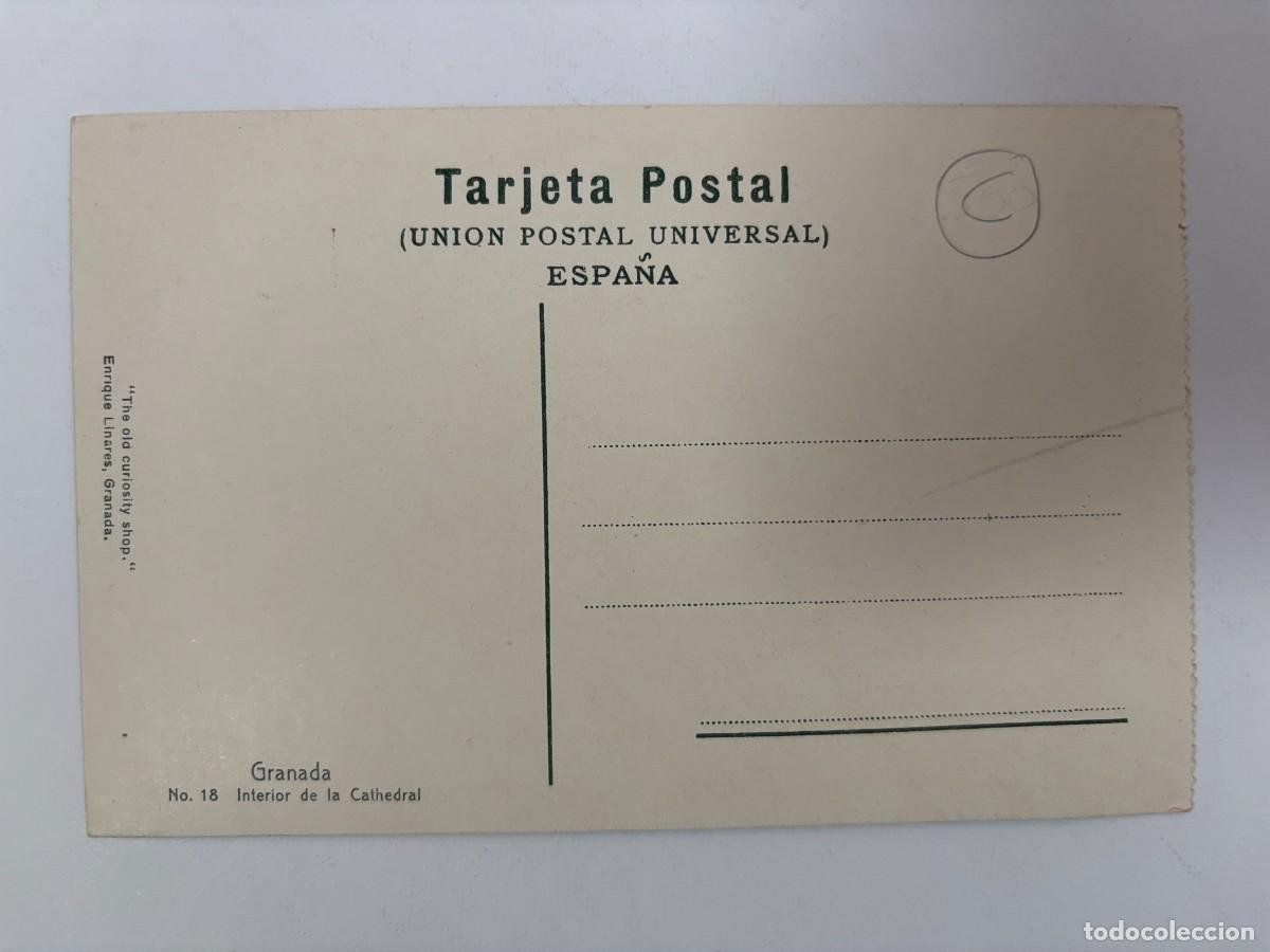 Postales: GRANADA - ANTIGUA POSTAL - REF.: 10 - Foto 2