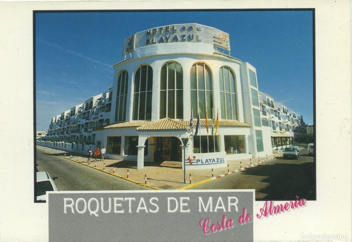 Postales: N&ordm; 29-ROQUETAS DE MAR. Almer&iacute;a. Hotel Playa Azul. Sin circular. ED. POSTALES HNOS. GALIANA