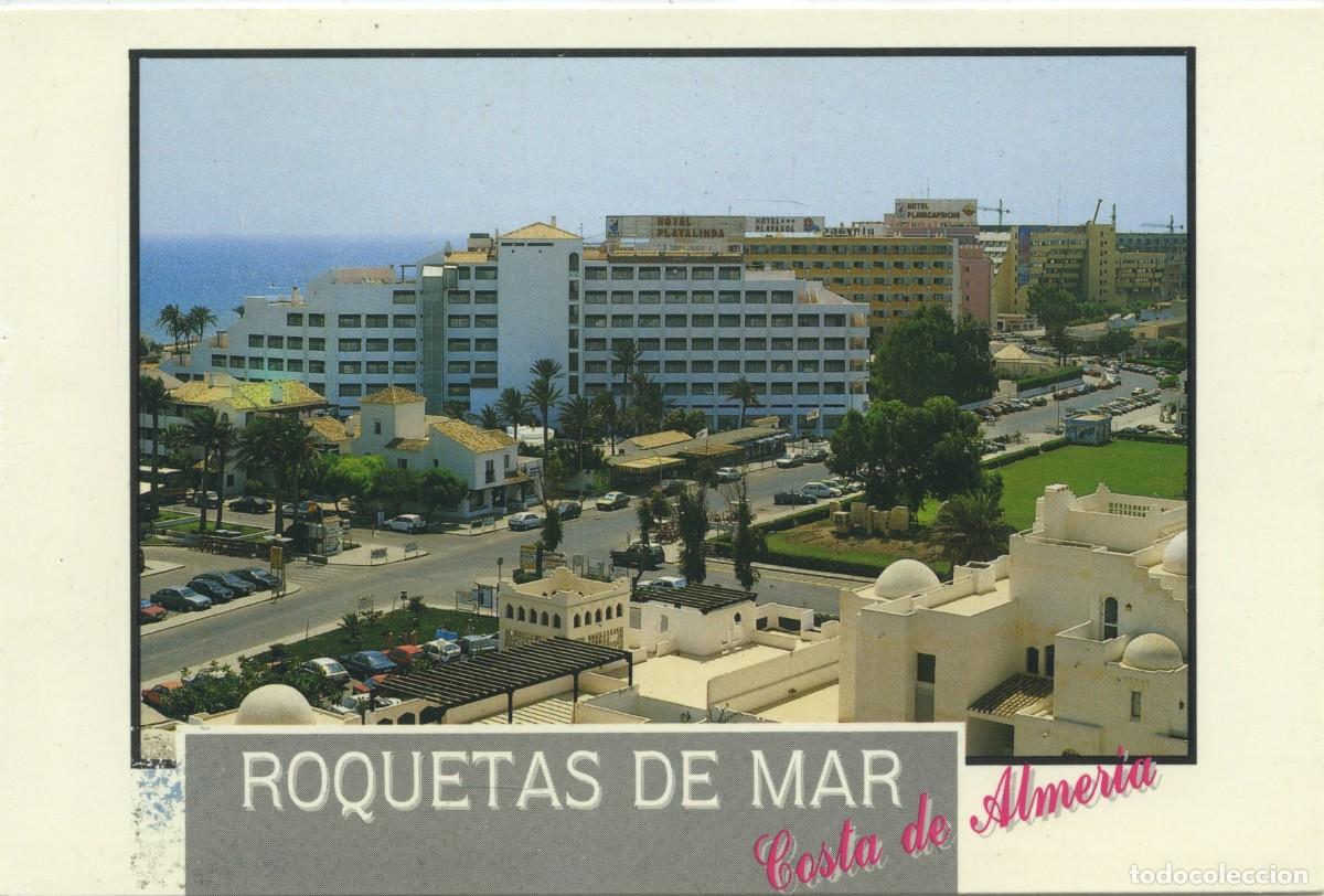 Postkarten: N&ordm; 14-ROQUETAS DE MAR. Almer&iacute;a. Vista parcial. Sin circular. ED. POSTALES HNOS. GALIANA