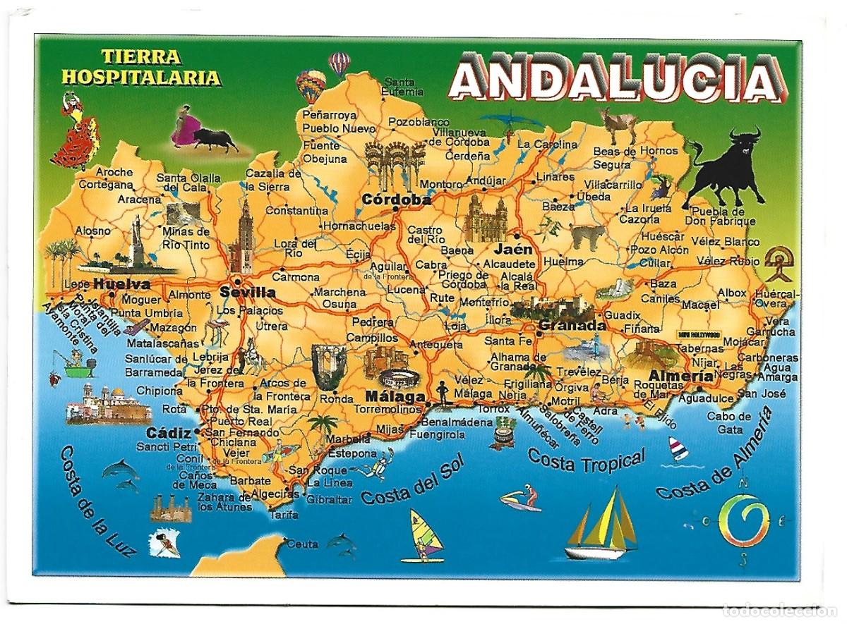 Postkarten: TIERRA HOSPITALARIA - WELCOME TO ANDALUCIA